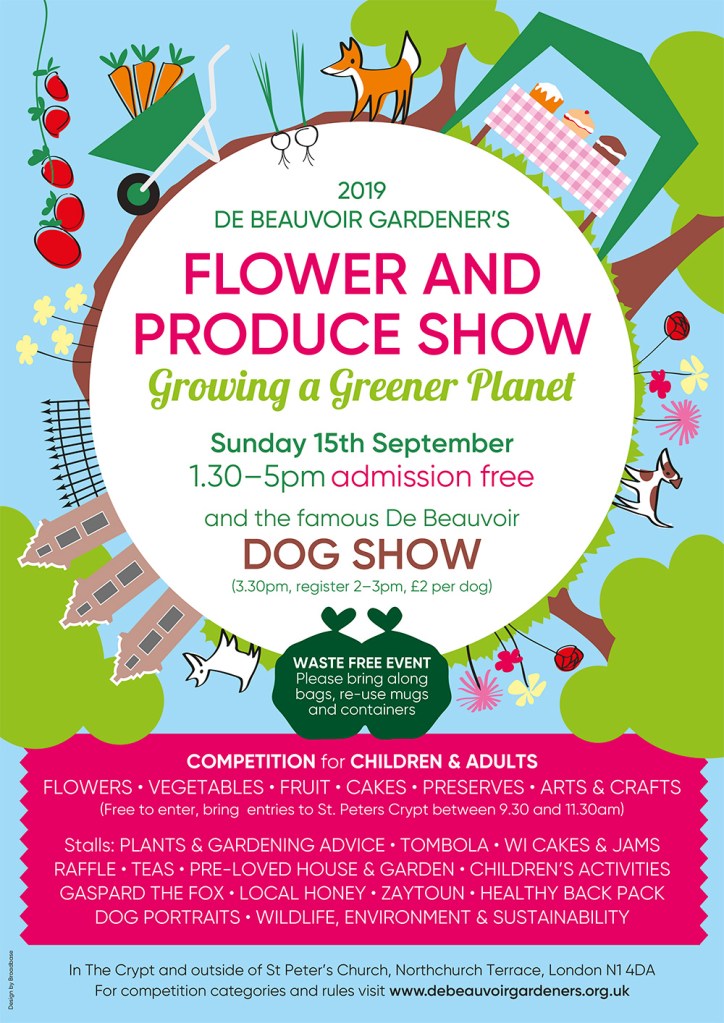 De Beauvoir Gardeners Flower & Produce Show 2019